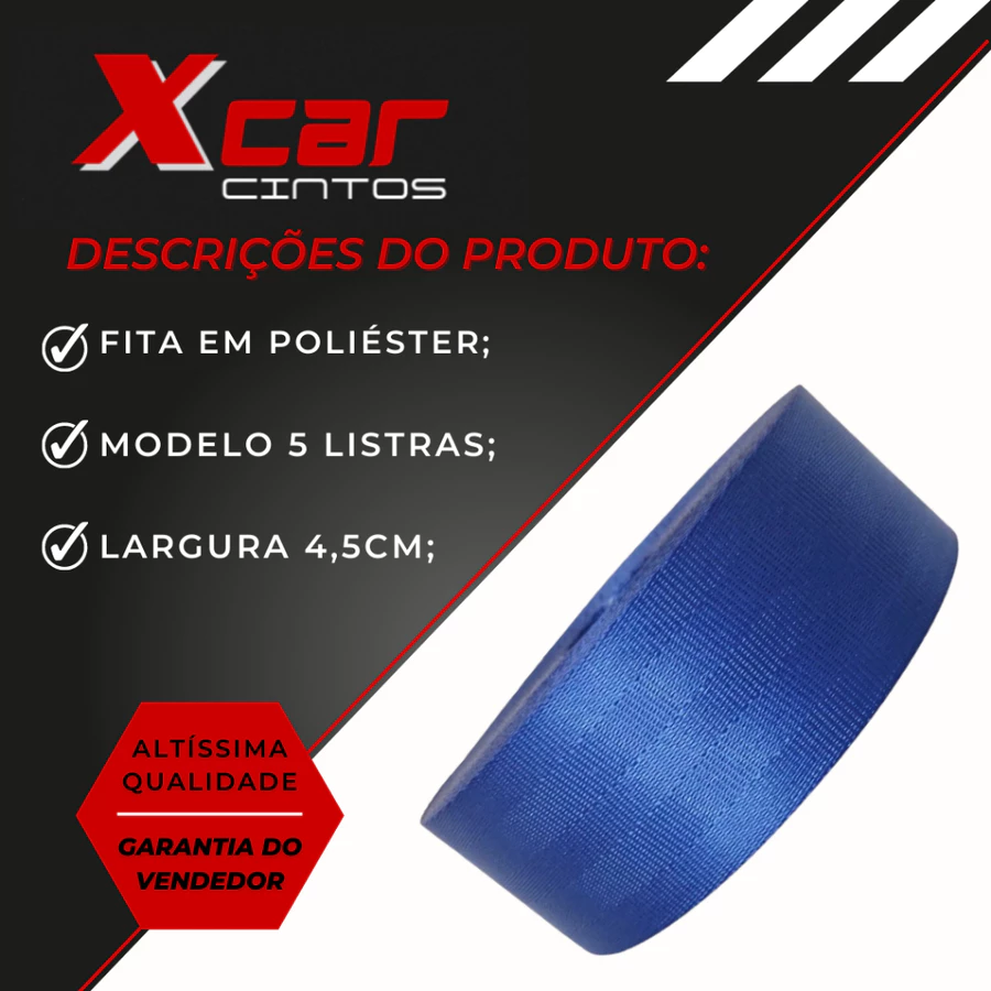 Descrição da fita azul X-CAR